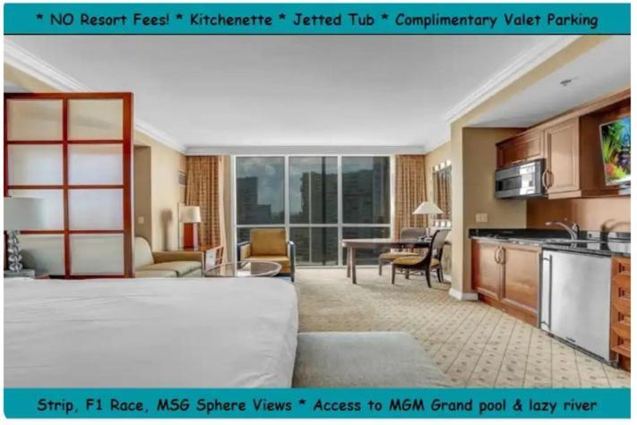 Signature Mgm Suite With Strip And Sphere View Las Vegas Exteriér fotografie